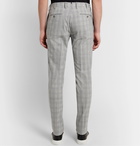 Incotex - Slim-Fit Prince of Wales Checked Woven Trousers - Gray