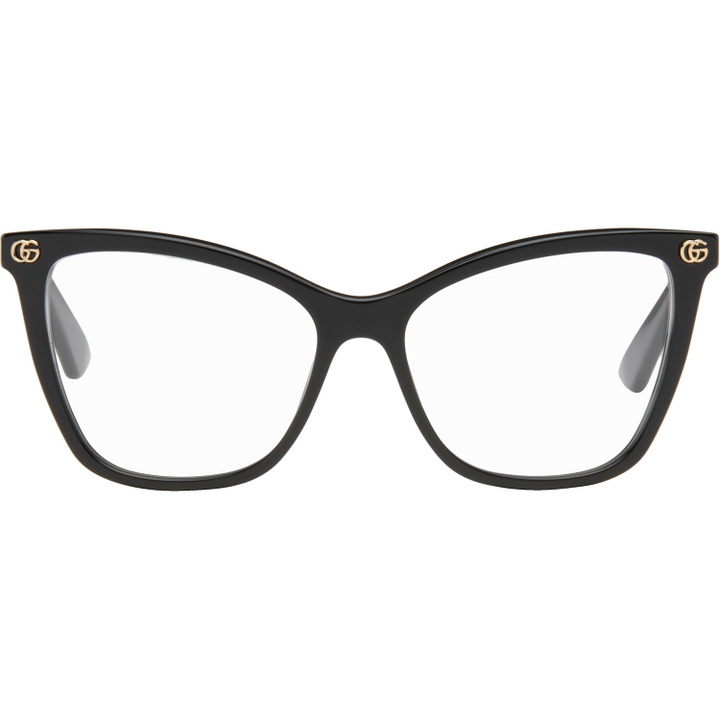 Photo: Gucci Black Light Acetate GG Cat Eye Glasses