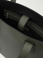 Loewe - Logo-Debossed Full-Grain Leather Tote Bag