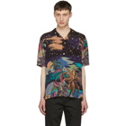 Paul Smith Black Hawaiian Print Shirt