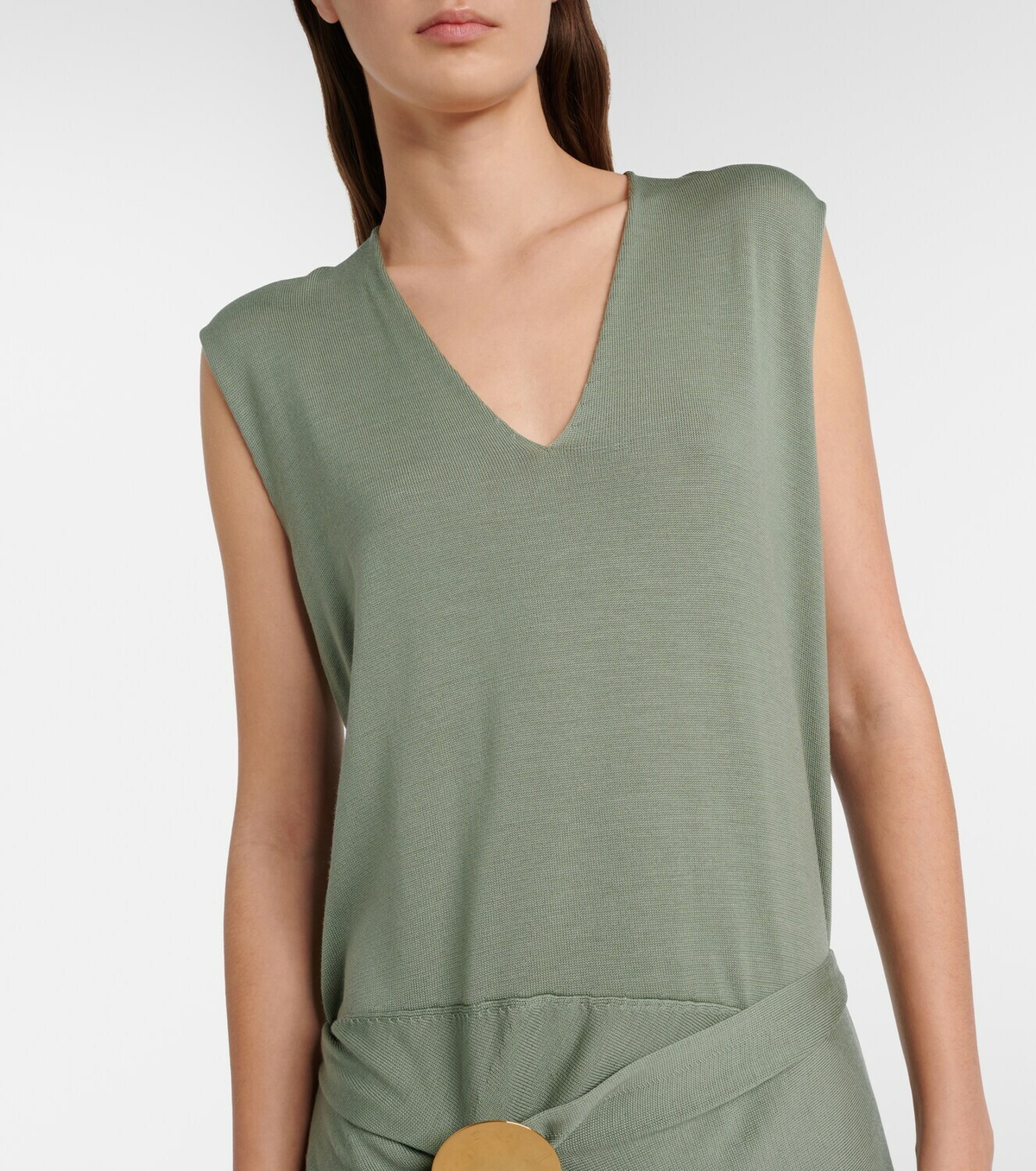 Jil Sander Virgin wool maxi dress