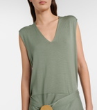 Jil Sander Virgin wool maxi dress