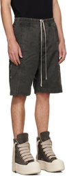 Rick Owens DRKSHDW Gray Tower Pusher Shorts