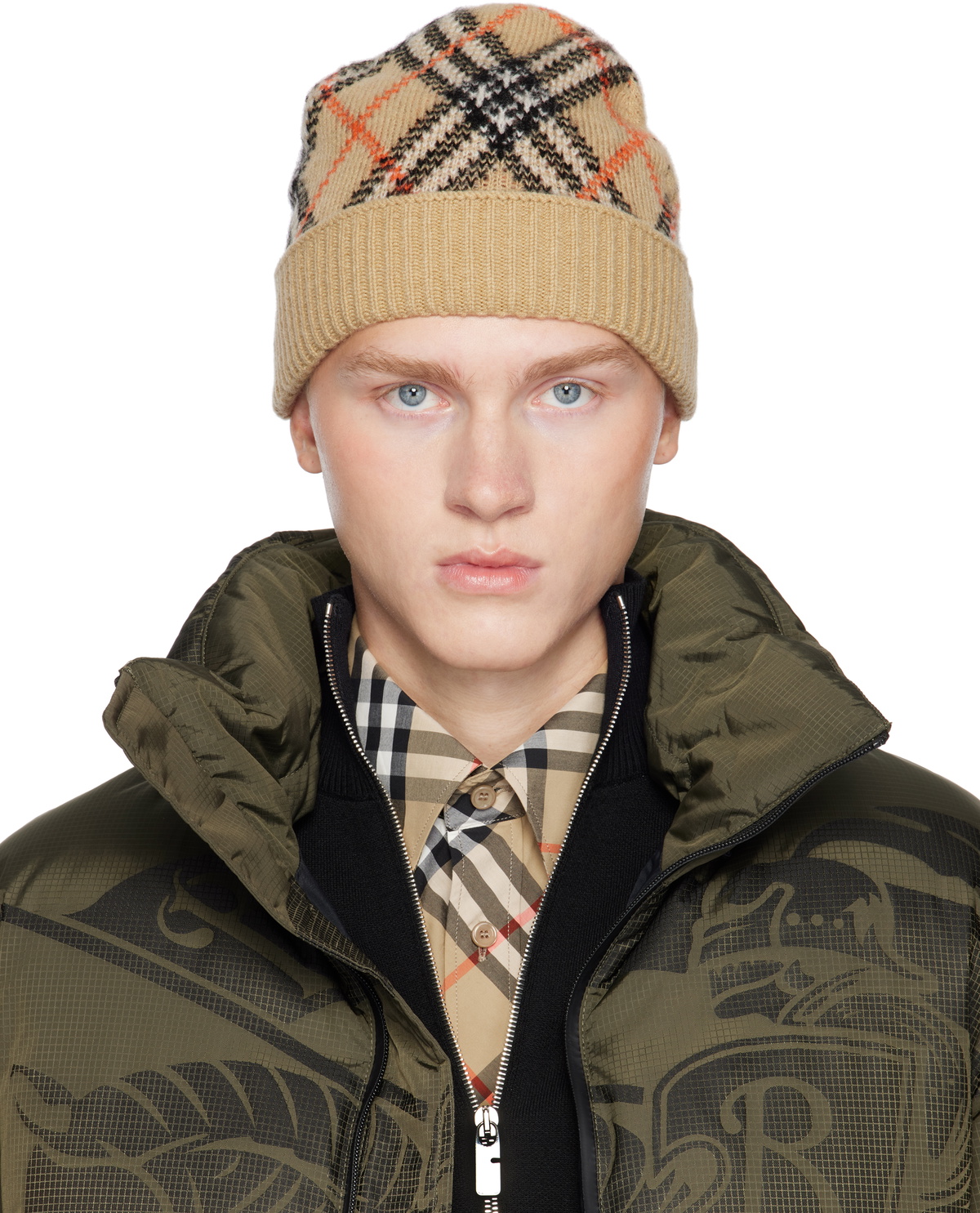 Burberry Black and White Logo Headband Burberry