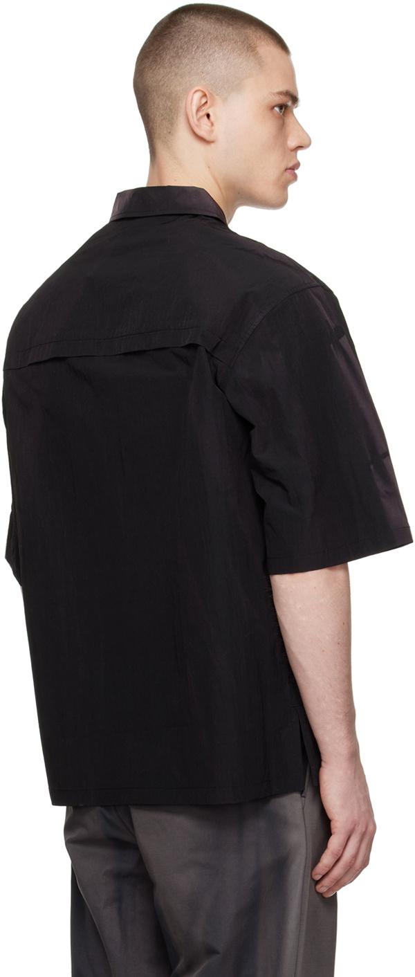 JiyongKim Black Sun-Bleached Shirt