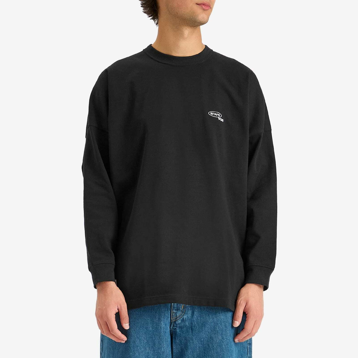 WTAPS Men's Scab Long Sleeve T-Shirt in Black WTAPS