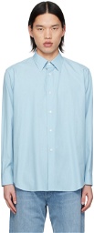 AURALEE Blue Finx Shirt