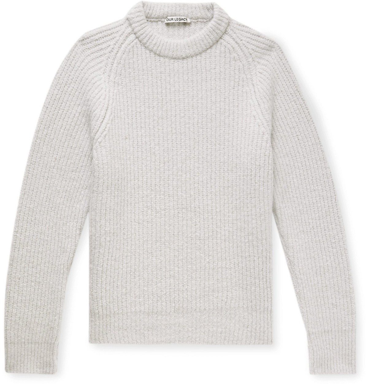 Our Legacy - Ribbed Baby Alpaca-Blend Sweater - Neutrals Our Legacy