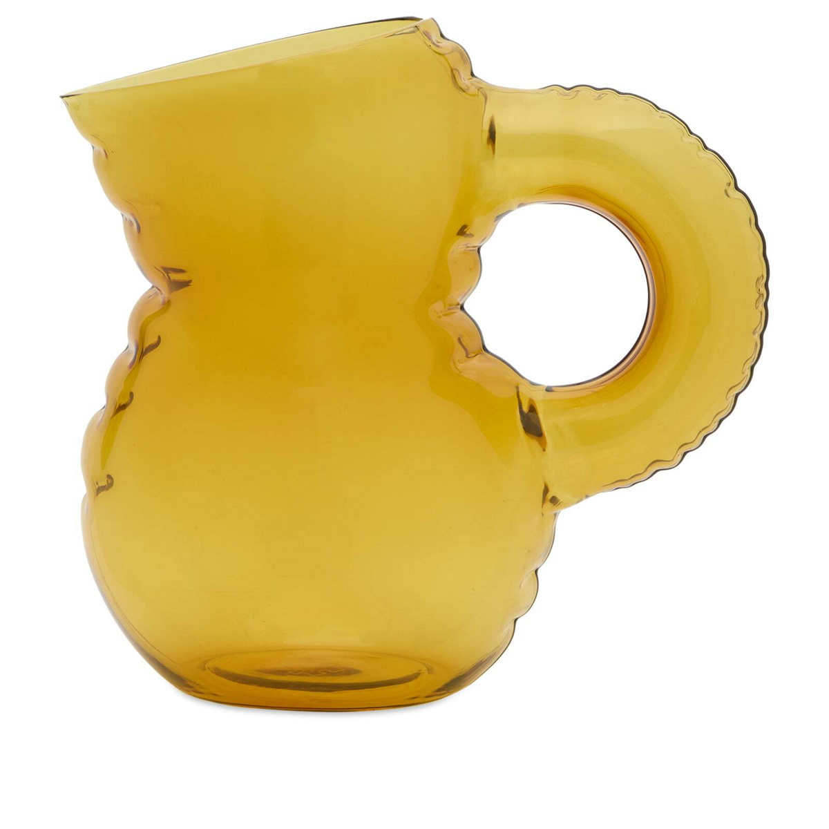 Home Studyo Emily Jug - Glass in Amber 