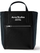 Acne Studios - Baker Out Mini Logo-Print Leather and Nylon Tote Bag
