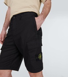 Stone Island Cotton-blend canvas Bermuda shorts