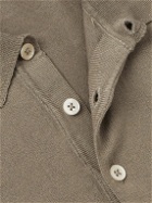 Boglioli - Slim-Fit Garment-Dyed Cotton Polo Shirt - Neutrals