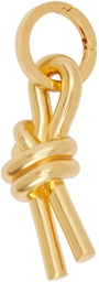 Bottega Veneta Gold Knot Keychain