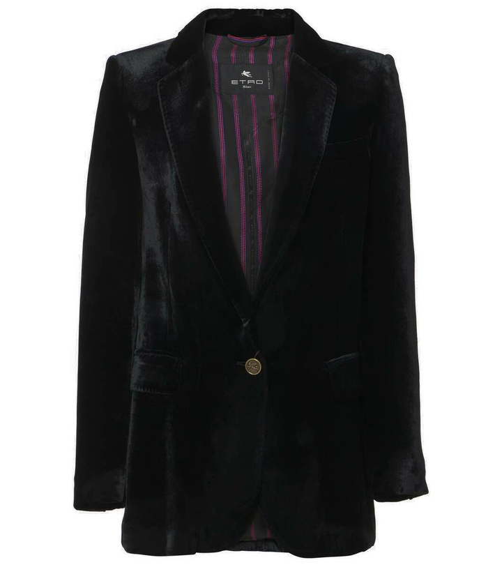 Photo: Etro Velvet blazer