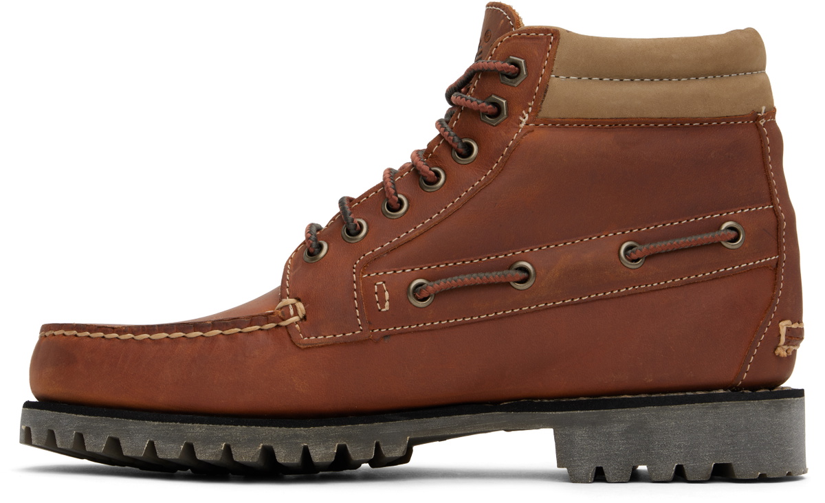 Timberland Men\'s Tan and Brown Lace-Up Boots Timberland 7-Eye Mid Lace Chukka Boots - Wheat - TB0A2N4C754 main image 2