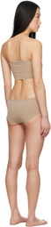 ALAÏA Beige Second Skin Bra & Briefs Set