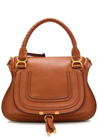 Chloe Marcie Medium Grained Leather Tote bag - Tan - One Size