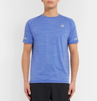 New Balance - Mélange Jersey T-Shirt - Men - Blue