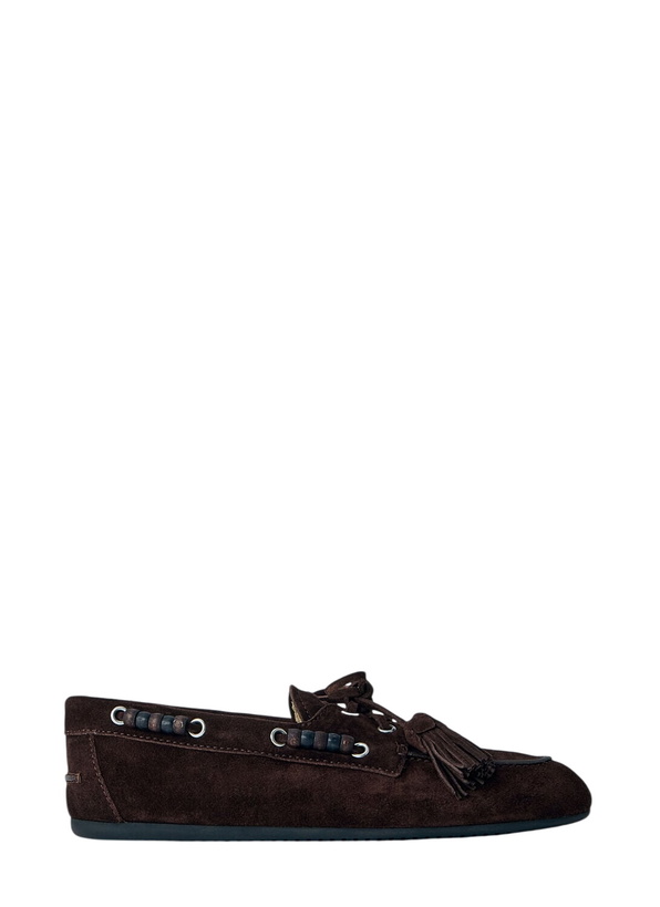 Photo: Miu Miu Suede Tassel Loafers