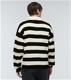 Gucci - Striped knit polo sweater