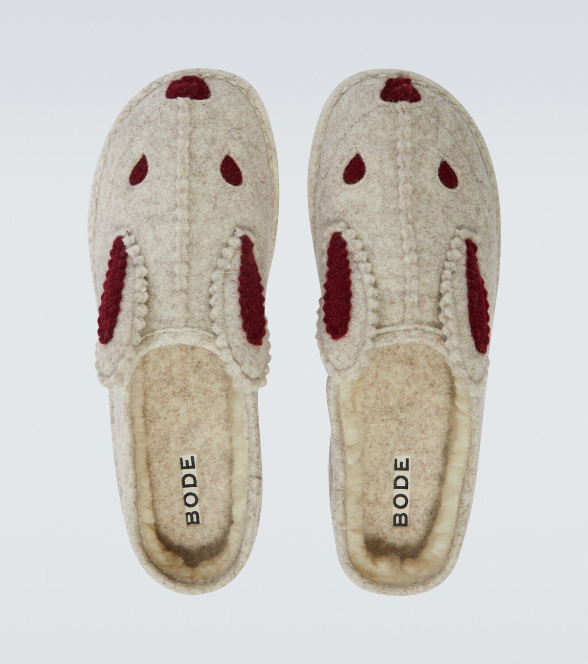 Bode Wool-blend slippers