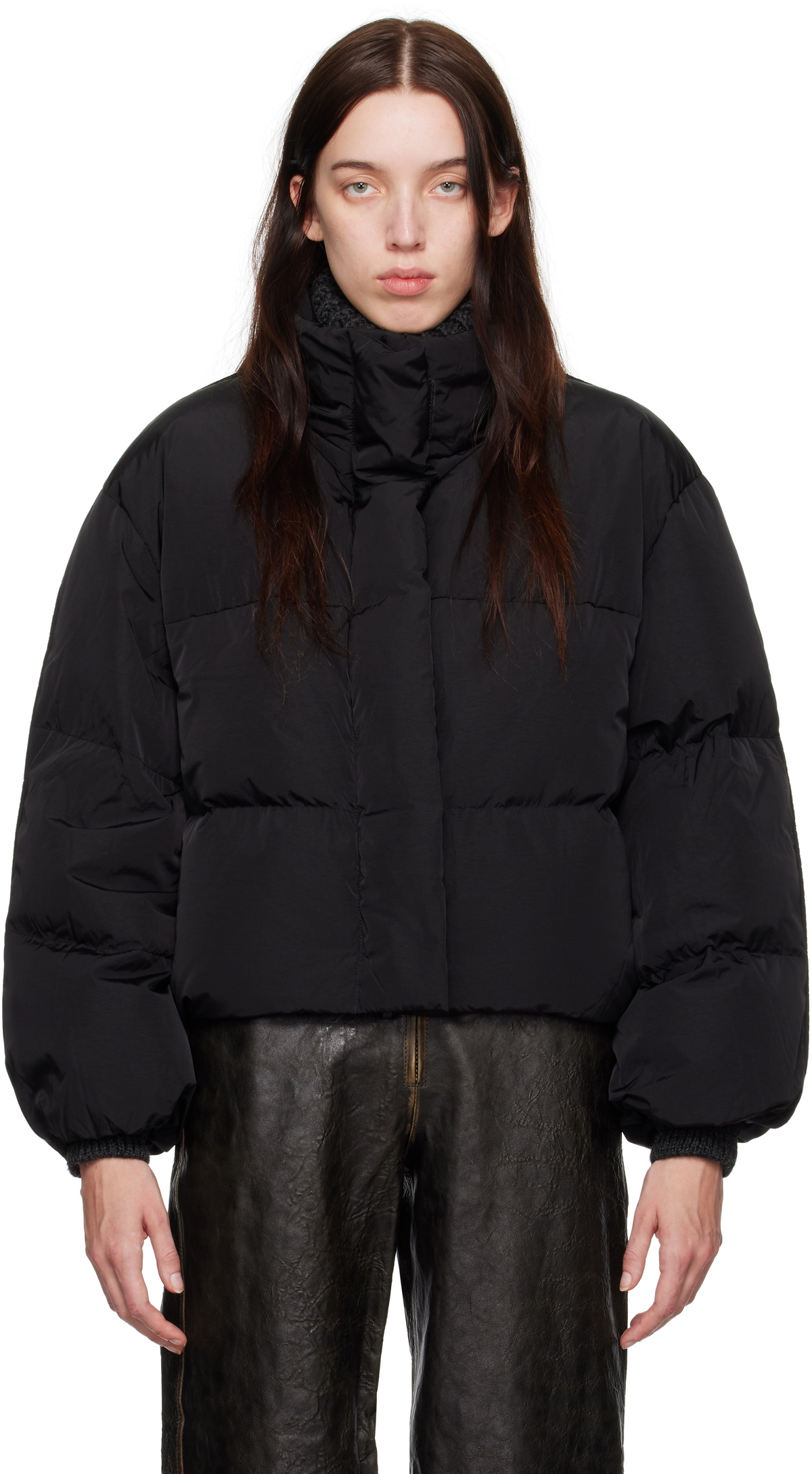 Acne Studios Black Puffer Down Jacket