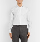 Kingsman - Turnbull & Asser White Herringbone Cotton Shirt - White