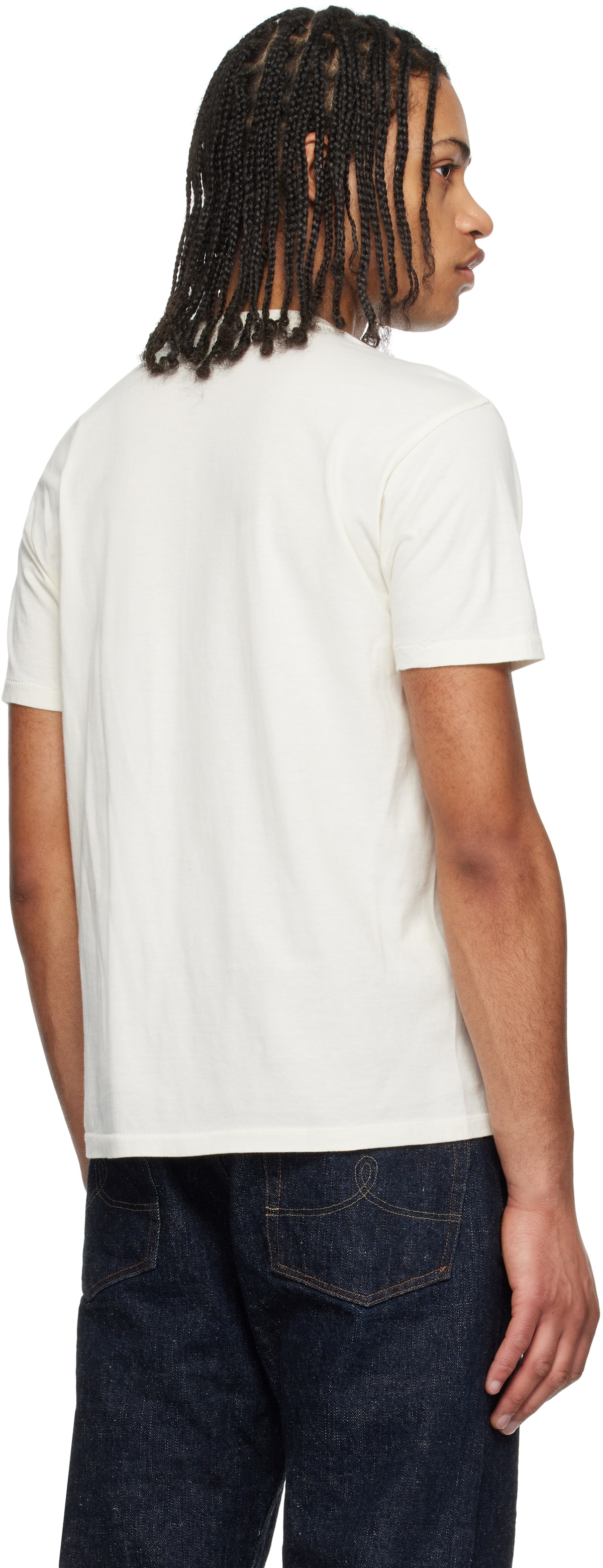 RRL Off-White 'RRL' Ranch Logo T-Shirt RRL