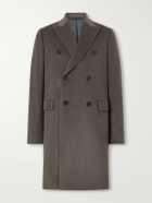Paul Smith - Double-Breasted Wool and Cashmere-Blend Coat - Gray