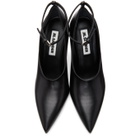 Jil Sander SSENSE Exclusive Black Ankle Strap Pumps