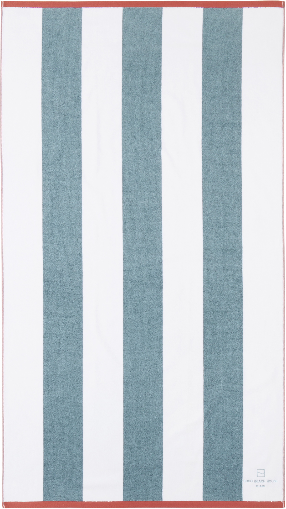 Soho Home White & Gray 'Miami' House Pool Towel