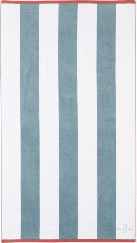 Photo: Soho Home White & Gray 'Miami' House Pool Towel