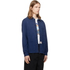 Polo Ralph Lauren Blue Moleskin Utility Overshirt
