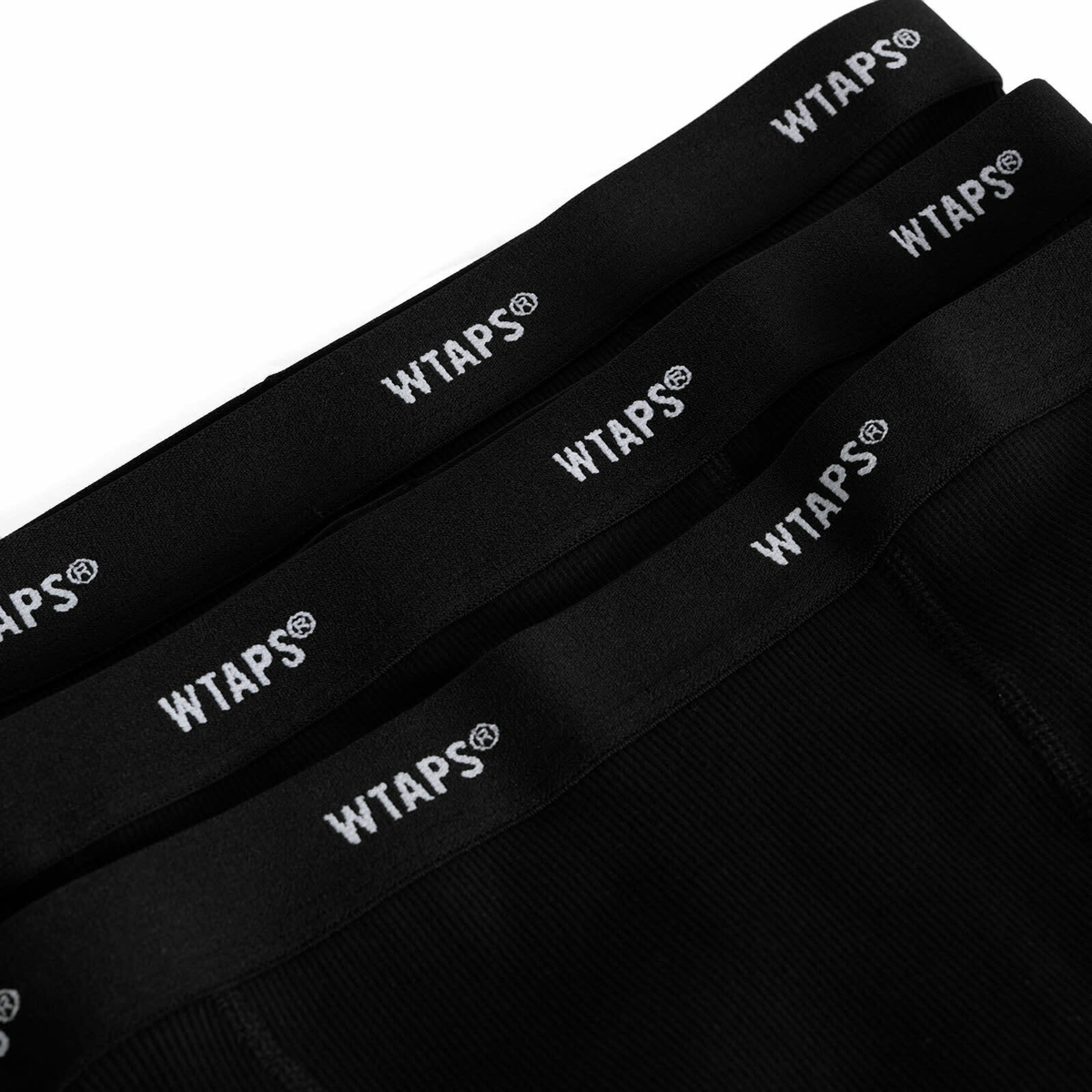 WTAPS Men's Skivvies Boxer 3-Pack in Black