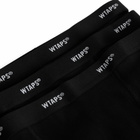 WTAPS Men's Skivvies Boxer 3-Pack in Black