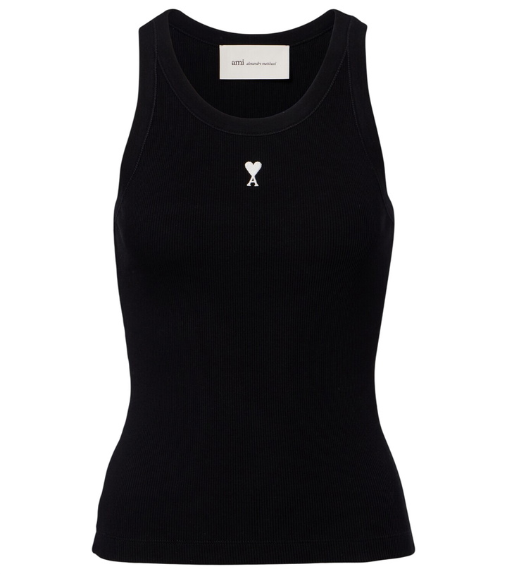 Photo: Ami Paris Ami de Cœur cotton jersey tank top
