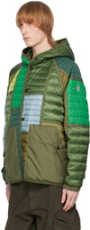 Moncler Grenoble Khaki Raron Short Down Jacket