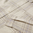 A.P.C. Men's Trek Check Overshirt in Beige