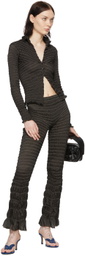 Gauntlett Cheng Black Nylon Trousers