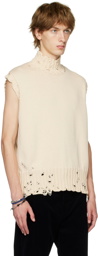 Marni Off-White Cotton Vest