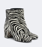 Gianvito Rossi Joelle printed calf hair ankle boots