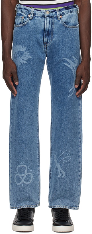 Photo: PS by Paul Smith Blue Standard Fit Jeans