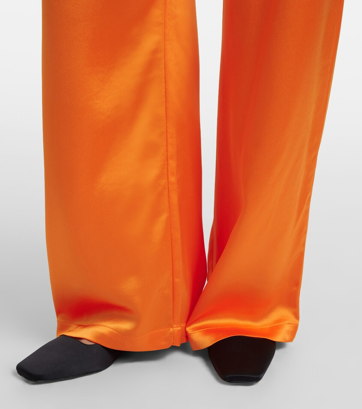 Leset Barb satin wide-leg pants