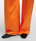 Leset Barb satin wide-leg pants