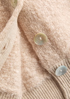Crush Cashmere Odi Bouclé Mohiar Vest Beige