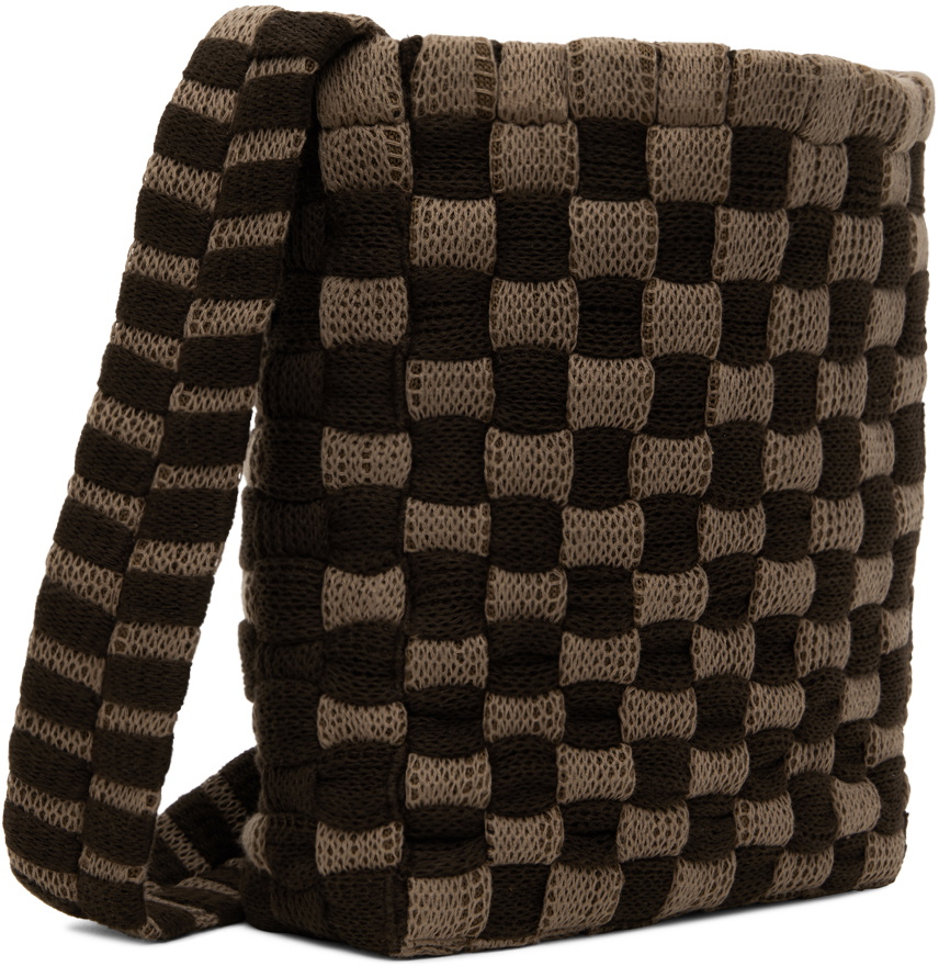 Isa Boulder Brown Handweave Bag
