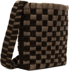 Isa Boulder Brown Handweave Bag