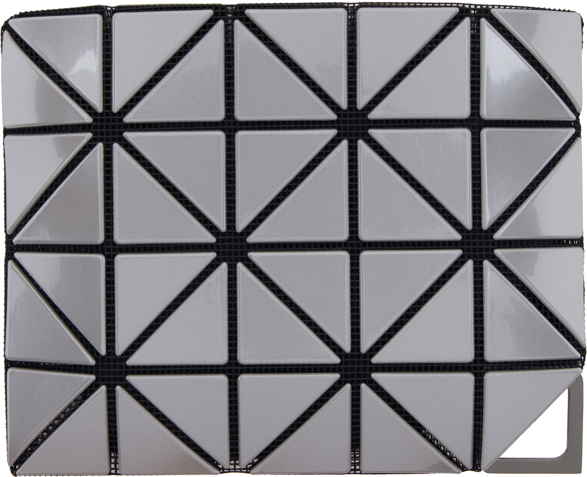 BAO BAO ISSEY MIYAKE Gray Flipper Card Holder