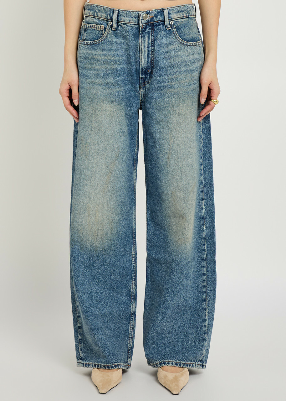 Good American Good Standard Straight-leg Jeans Blue