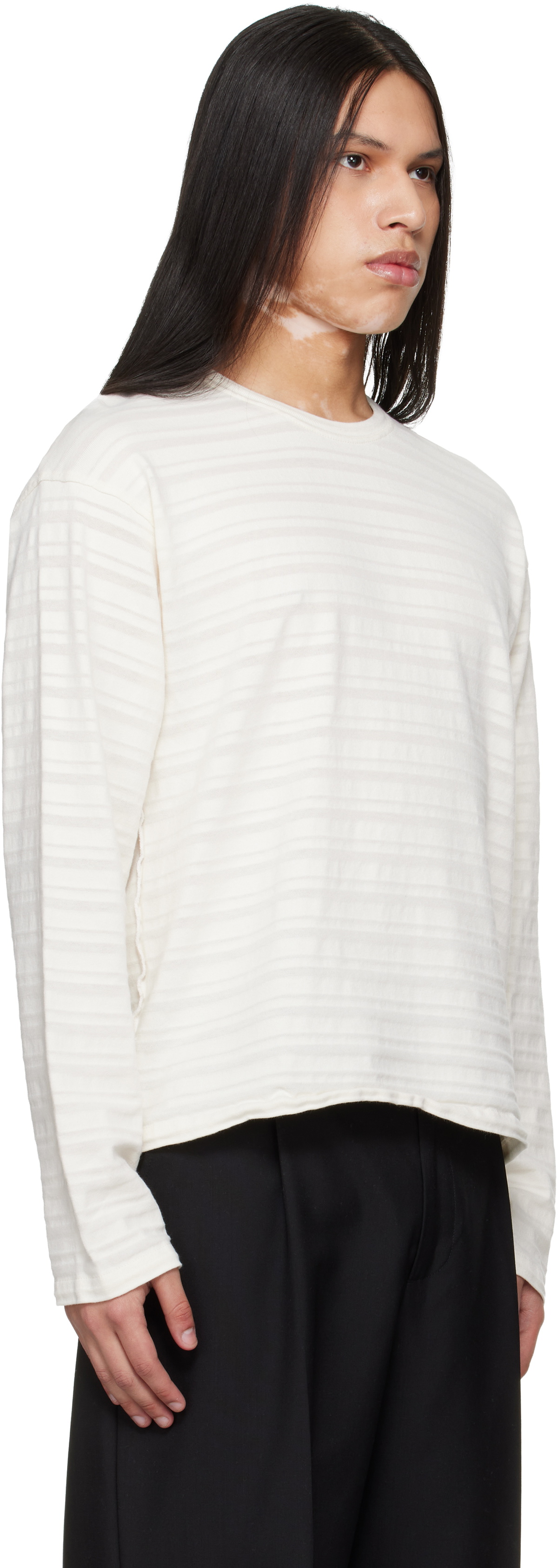 mfpen Off-White Round Neck Sweater